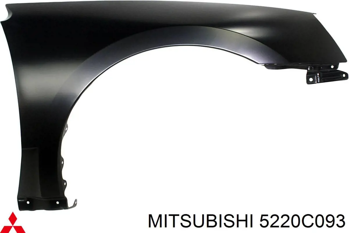 5220C093 Mitsubishi guardabarros delantero izquierdo