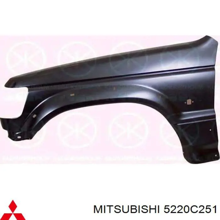 Comprar 5220C251 Mitsubishi Aleta delantera izquierda