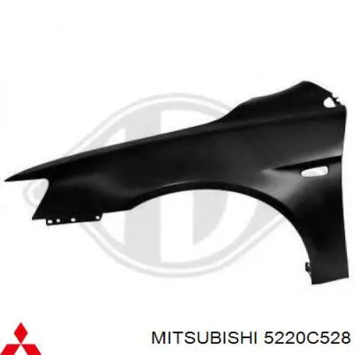Guardabarros delanteros derecho Mitsubishi 5220C528 precio, desde 61,48 EUR