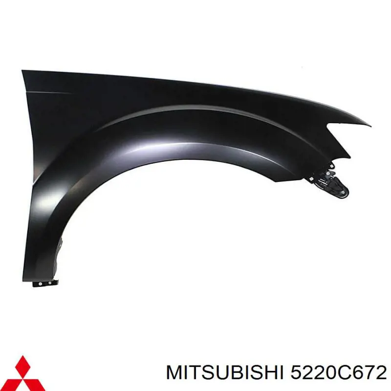 Guardabarros delanteros derecho Mitsubishi 5220C672 precio, desde 100,28 EUR