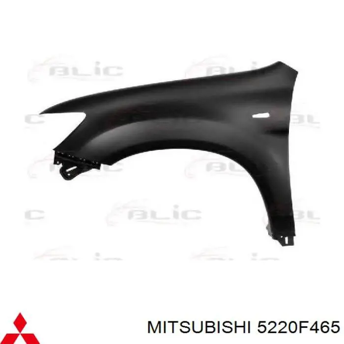 Aleta delantera izquierda Mitsubishi 5220F465 precio, desde 112,02 EUR