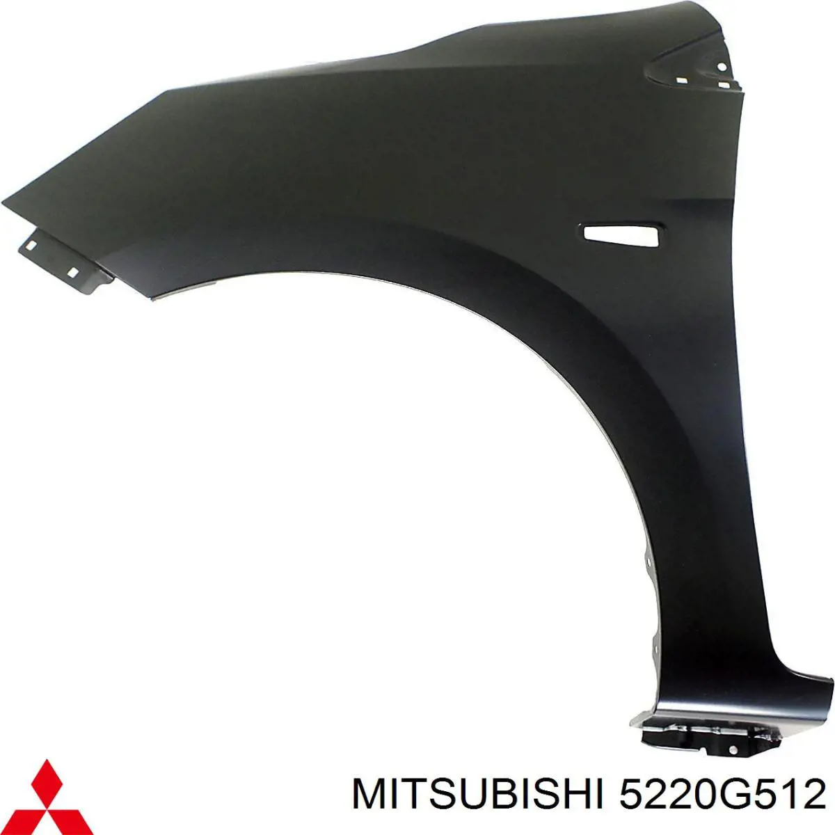 5220G512 Mitsubishi guardabarros delantero derecho