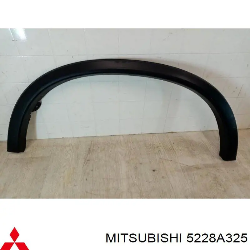 Ensanchamiento, guardabarros trasero izquierdo para Mitsubishi ASX (GA)