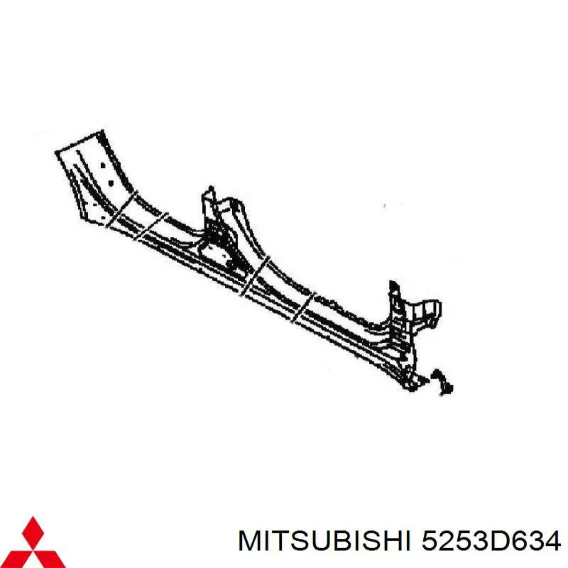 Comprar Umbral de puerta, derecha Mitsubishi Lancer X CY_A, CZ_A
