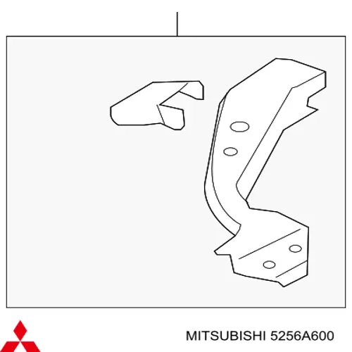 Soporte superior del radiador (panel de montaje de faros) Mitsubishi 5256A600 precio, desde 21,80 EUR