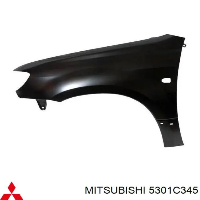5301C345 Mitsubishi guardabarros trasero izquierdo