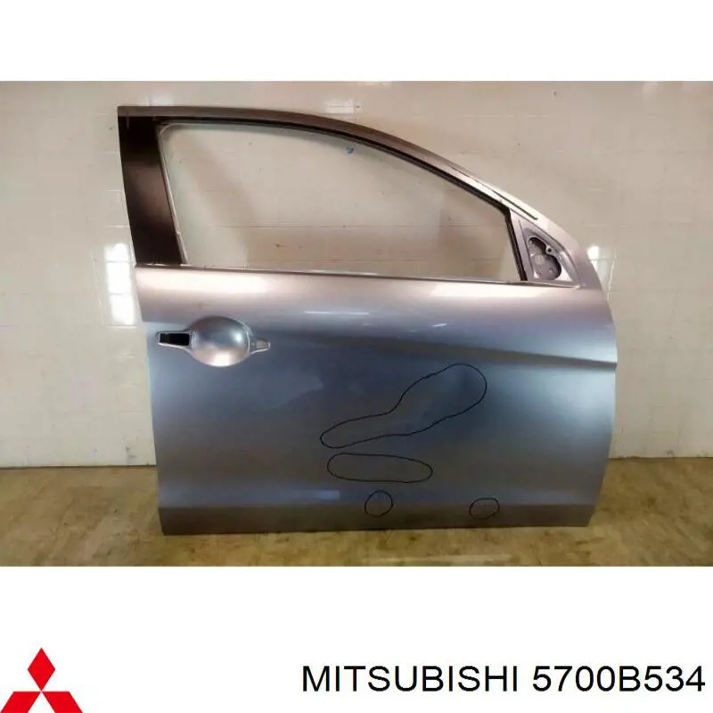 Puerta de coche, delantera, derecha para Mitsubishi ASX (GA)