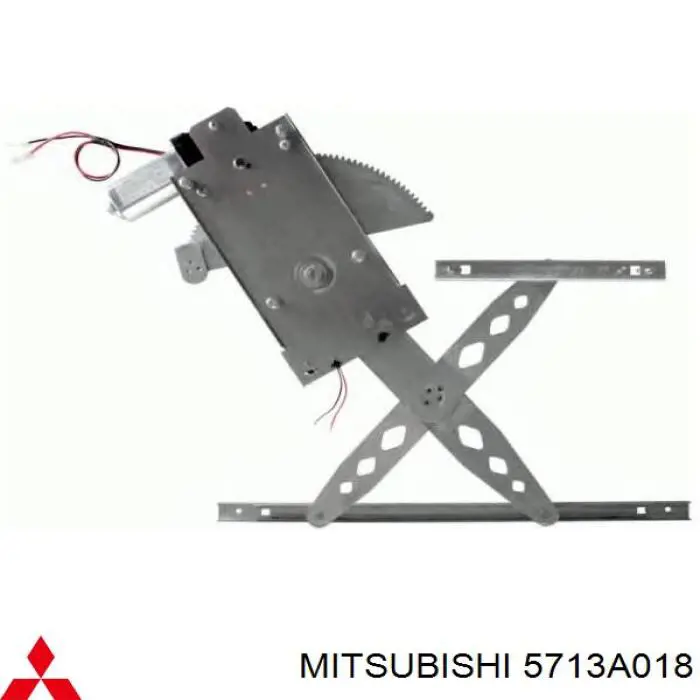 MR181922 Mitsubishi mecanismo de elevalunas, puerta delantera derecha