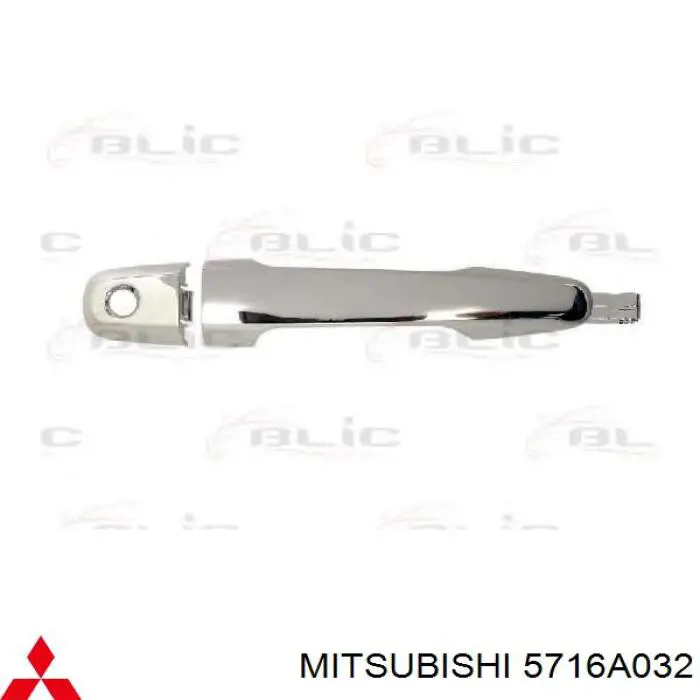 Maneta de puerta exterior delantero Mitsubishi 5716A032 precio, desde 26,14 EUR