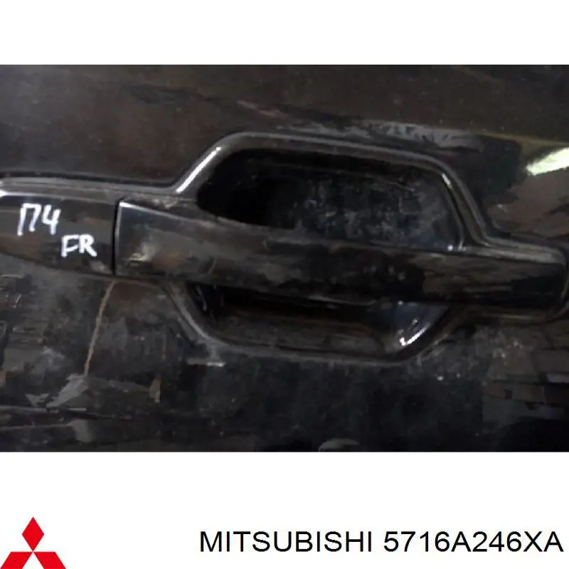 Manecilla de puerta exterior delantero derecha Mitsubishi Pajero IV LONG (V90)