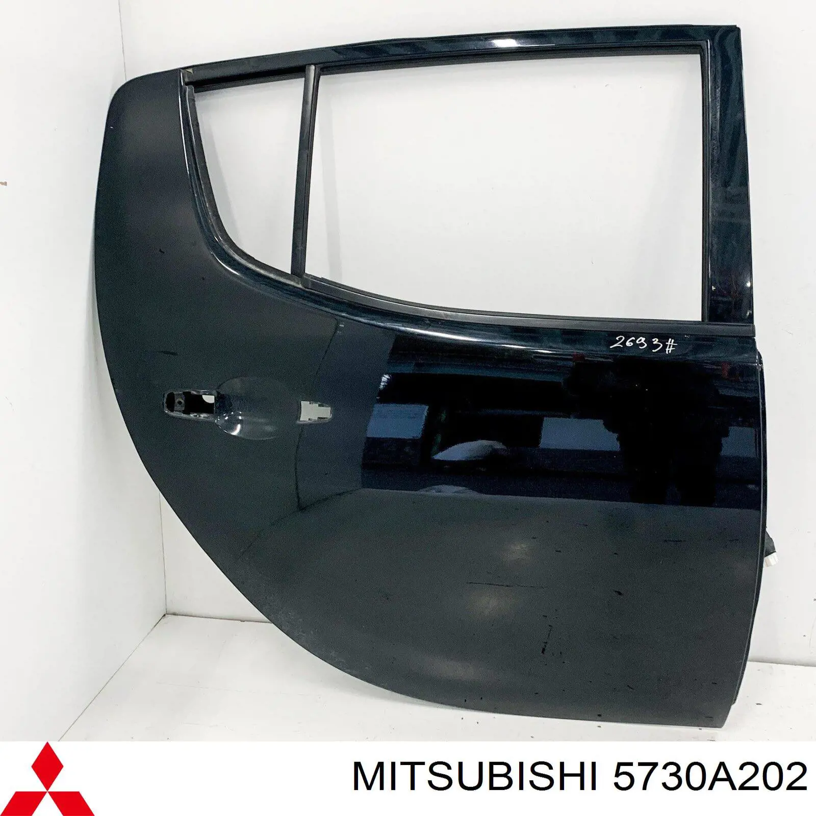 Puerta trasera derecha para Mitsubishi L 200 (KA_T, KB_T)