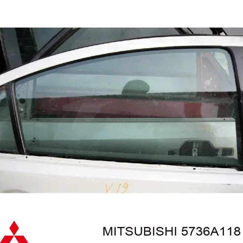 5736A118 Mitsubishi luna de puerta trasera derecha