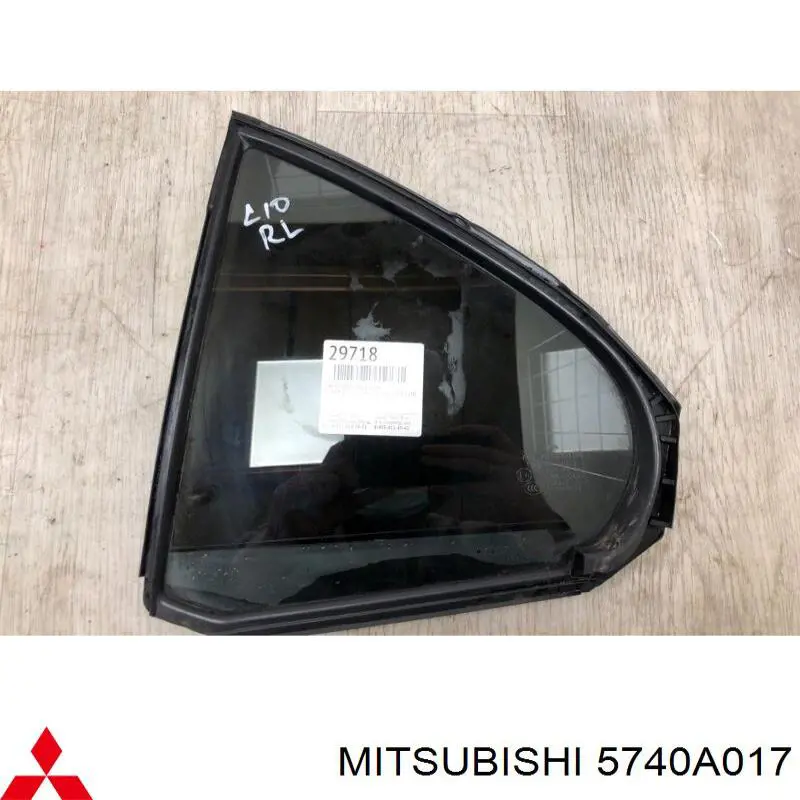 5740A189 Mitsubishi ventanilla lateral de la puerta trasera izquierda