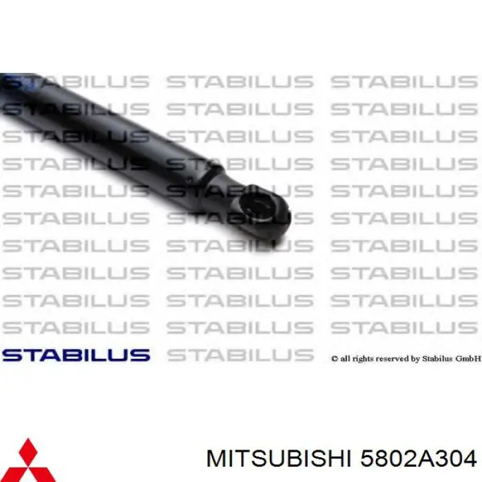 Amortiguador de maletero Mitsubishi 5802A304 precio, desde 16,15 EUR