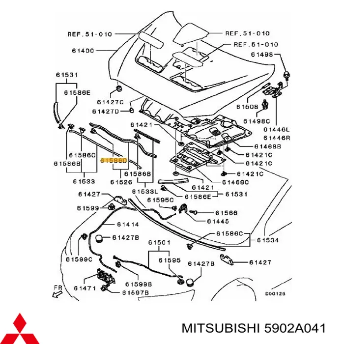 Mitsubishi 5902A041 precio, desde 1,69 EUR