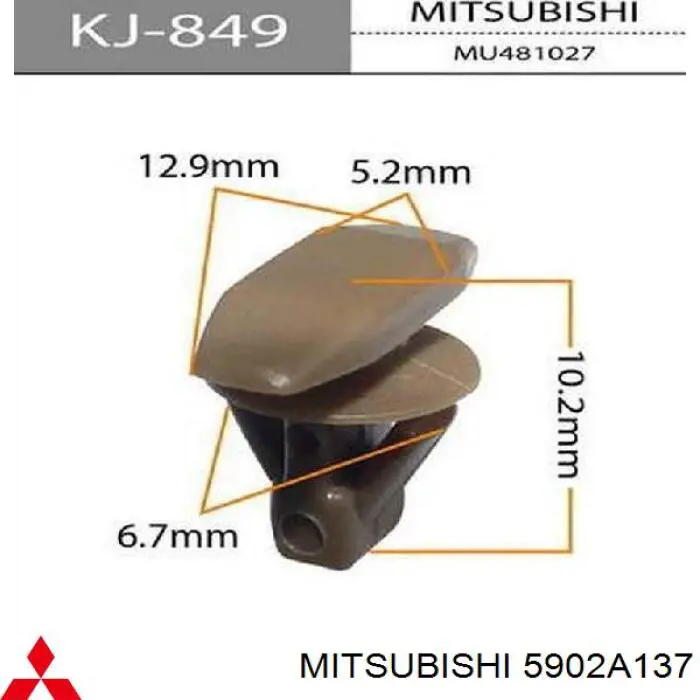  Mitsubishi 5902A137 precio, desde 3,09 EUR