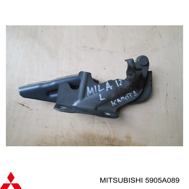 Bisagra de capot izquierda para Mitsubishi Lancer (CY_A, CZ_A)