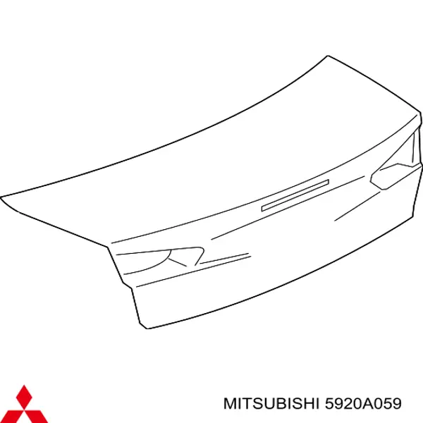 Tapa del maletero Mitsubishi Lancer X sedán (CY_A, CZ_A) (2007 - 2026) precio, desde 528,96 EUR