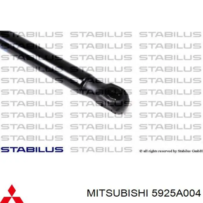 5925A004 Mitsubishi amortiguador maletero