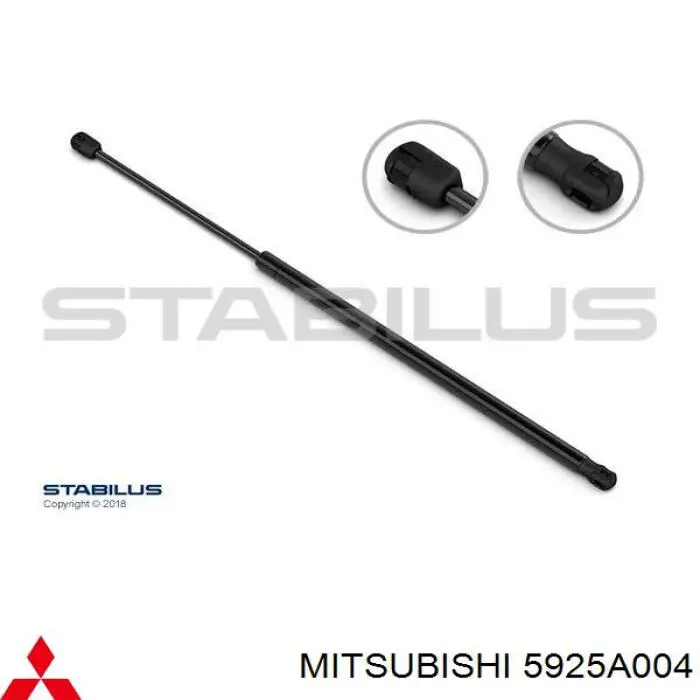 Comprar 5925A002 Mitsubishi Amortiguador de puerta trasera