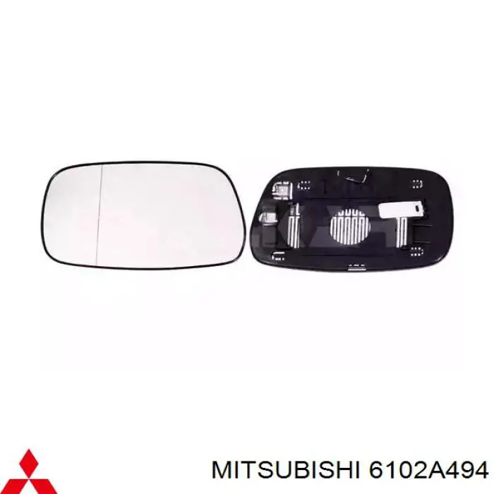 Comprar 6102A494 Mitsubishi Luna parabrisas