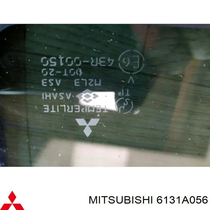 Comprar 6131A244 Mitsubishi Cristal lateral derecho del maletero