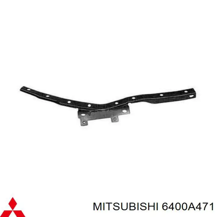 6400A471 Mitsubishi soporte de parachoques delantero izquierdo