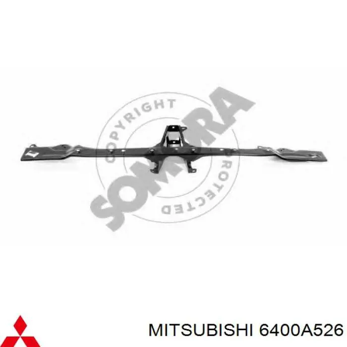 Refuerzo de parachoques delantero Mitsubishi 6400A526 precio, desde 98,62 EUR