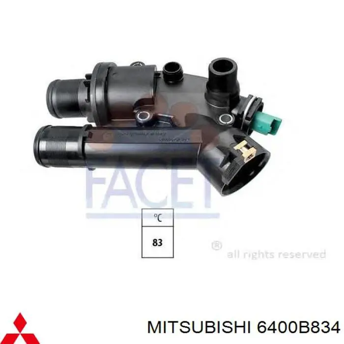 Paragolpes 6400B839WB Mitsubishi