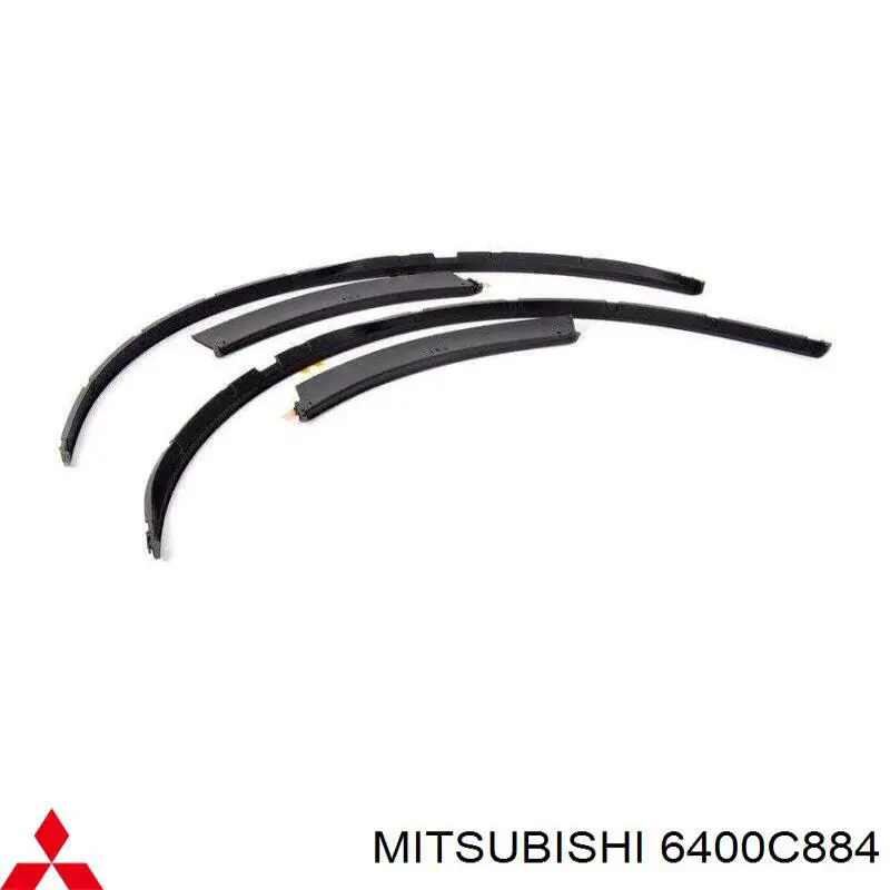 6400C884 Mitsubishi Soporte de parachoques delantero derecho