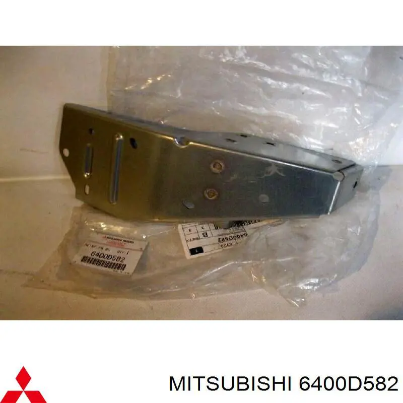 6400D582 Mitsubishi refuerzo parachoque delantero
