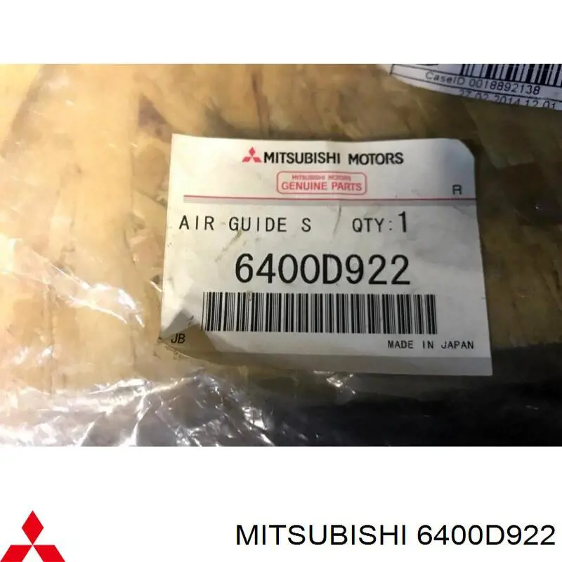 Deflector de aire superior del radiador Mitsubishi 6400D922 precio, desde 17,33 EUR