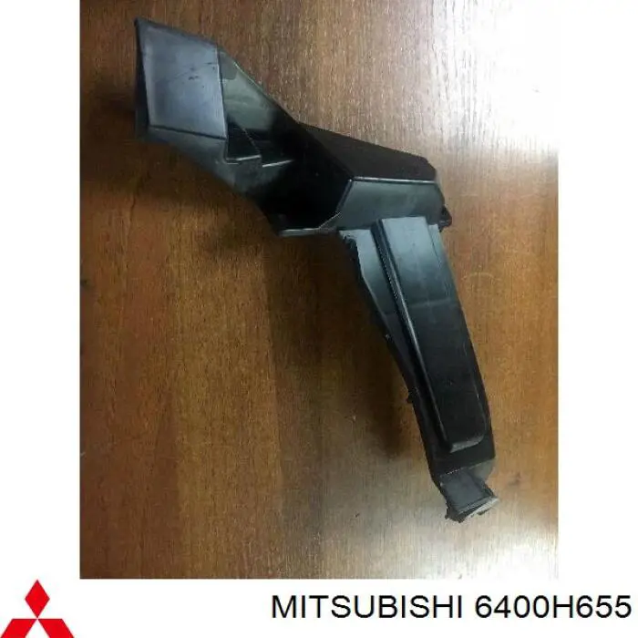 6400H655 Mitsubishi soporte de parachoques delantero izquierdo