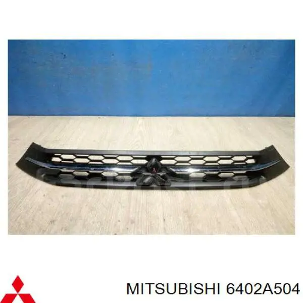 Rejilla superior del parachoques delantero 6402A504 Mitsubishi