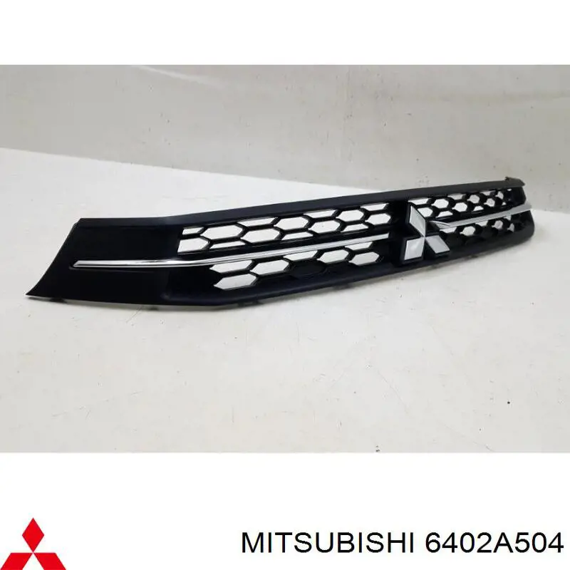 6402A504 Mitsubishi Rejilla superior del parachoques delantero