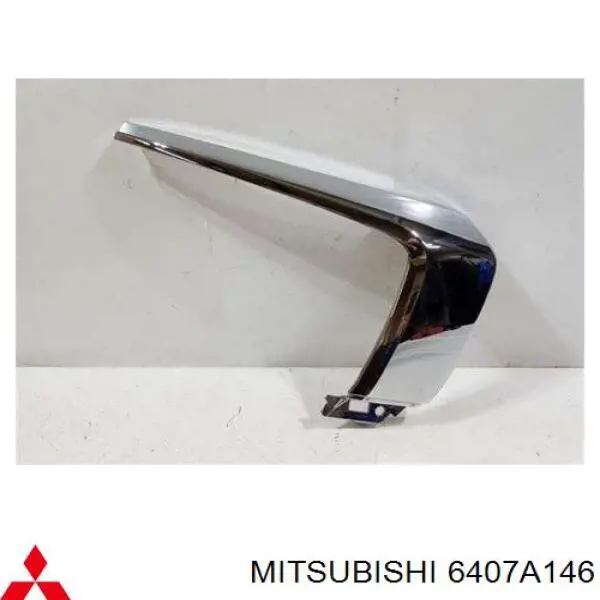 Moldura del parachoques delantero derecho PMB04157MCR Signeda