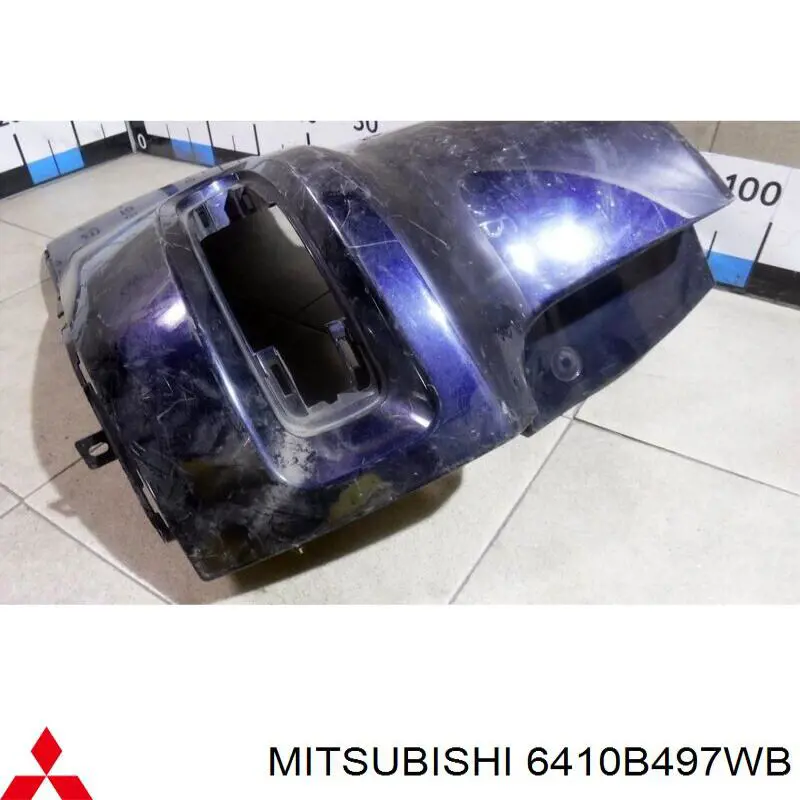 6410B497WB Mitsubishi parachoques trasero, parte izquierda