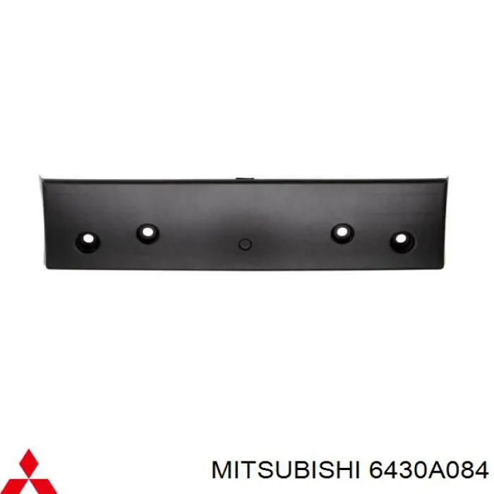 Soporte de matrícula delantera Mitsubishi 6430A084 precio, desde 11,98 EUR