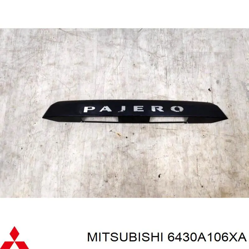 Cubierta, piloto de matrícula para Mitsubishi Pajero (V90)