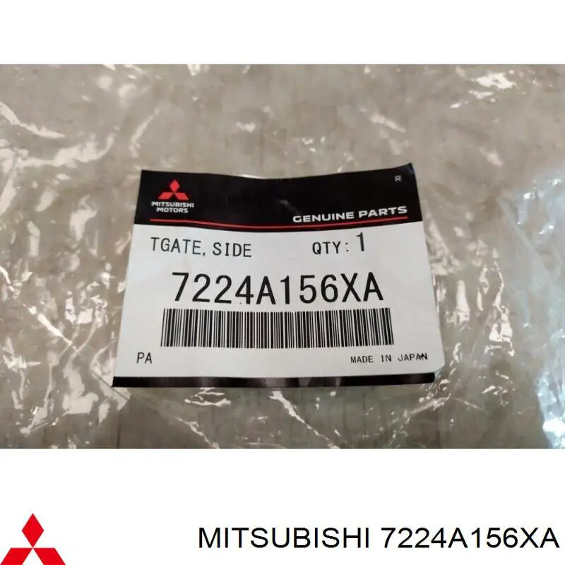 7224A156XA Mitsubishi tapicería para tapa de maletero