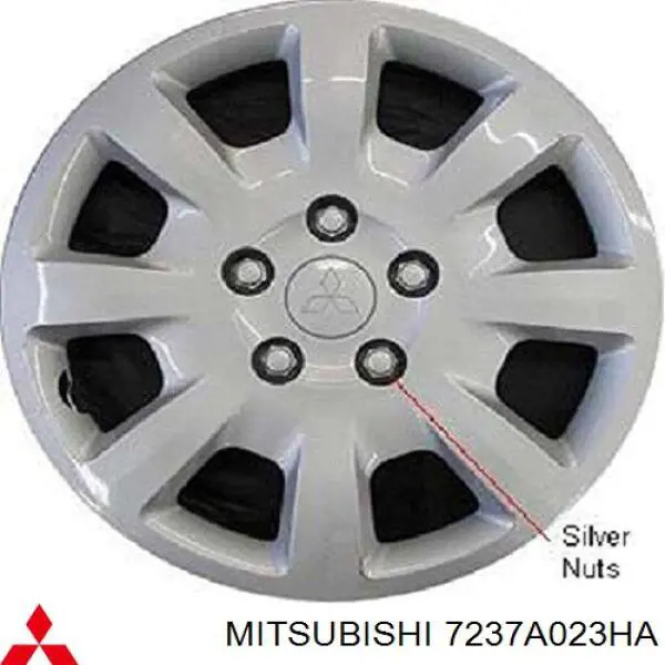 Comprar 7237A023HA Mitsubishi Cortina del compartimento de equipaje
