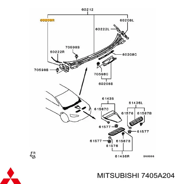 7405A204 Mitsubishi