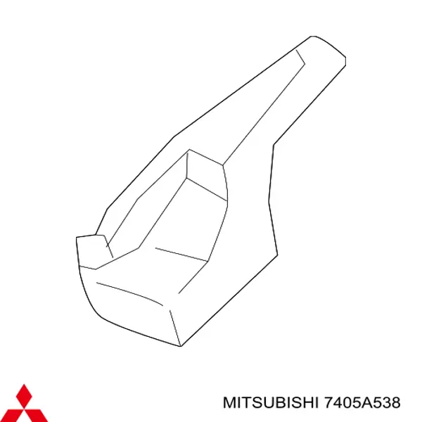 Tapón volante lateral para Mitsubishi Outlander (GF, GG)