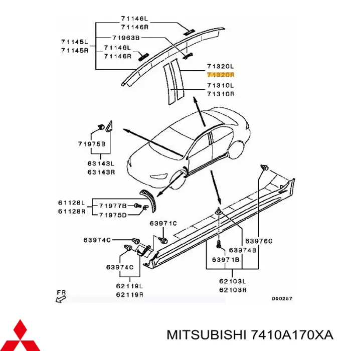 7410A170XA Mitsubishi