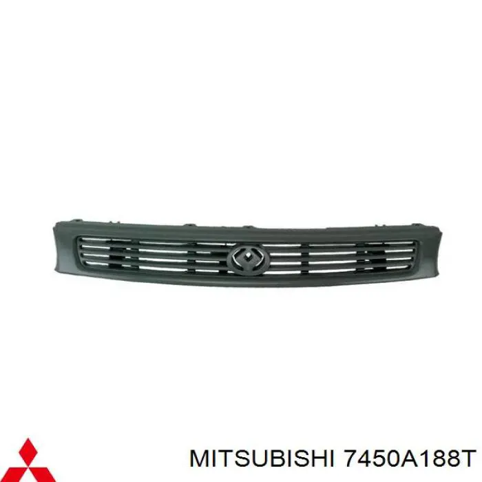 7450A188T Mitsubishi panal de radiador izquierda