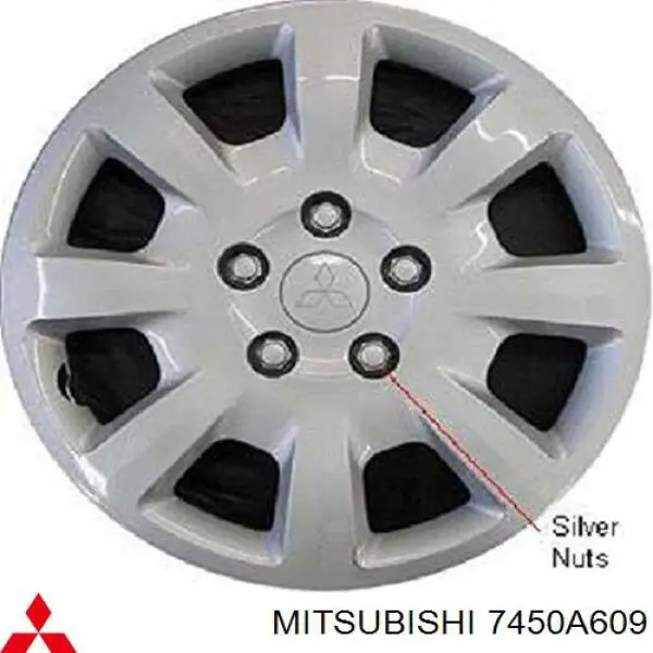 7450A609 Mitsubishi parrilla