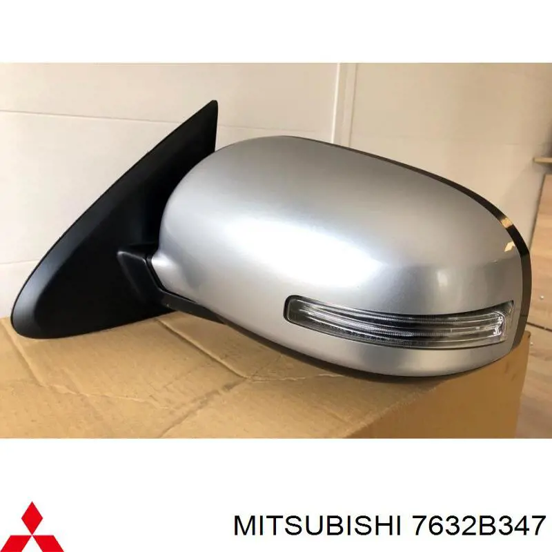 7632B347 Mitsubishi Espejo retrovisor izquierdo