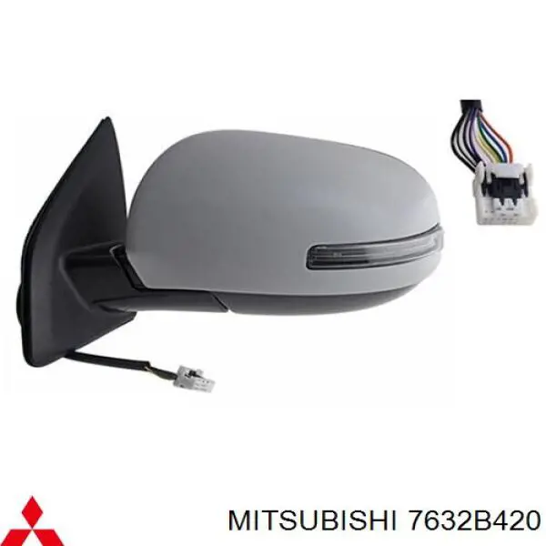 Espejo retrovisor derecho Mitsubishi 7632B420 precio, desde 280,25 EUR