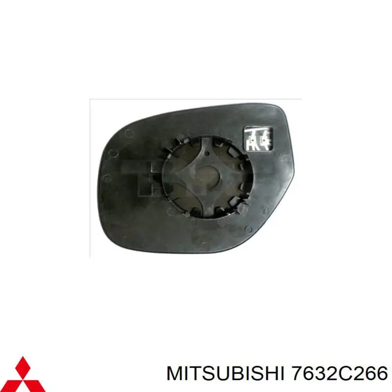 Cristal de espejo retrovisor derecho Mitsubishi 7632C266 precio, desde 52,86 EUR