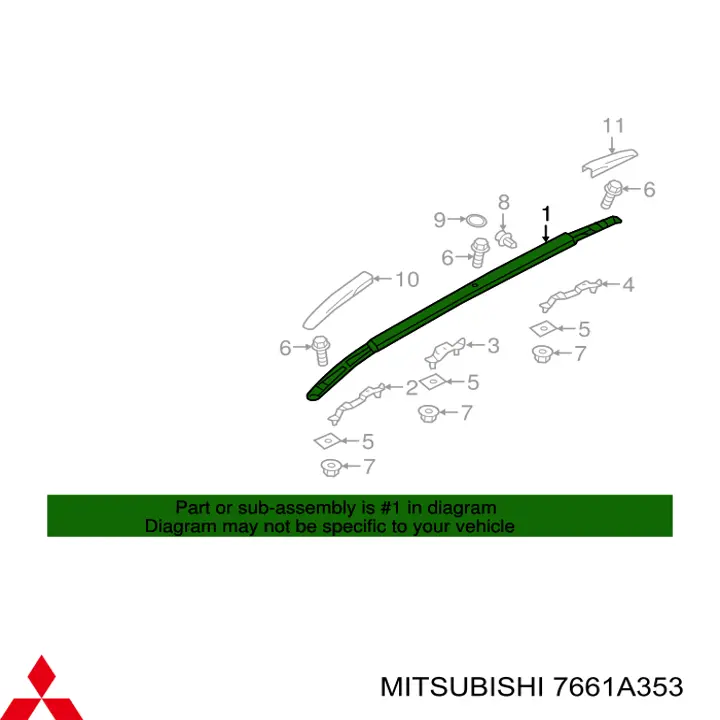 7661A353 Mitsubishi